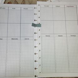the big happy planner 90 single pages x2  $10