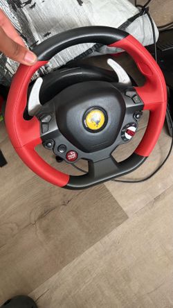 Frrrari gaming wheel and pedals