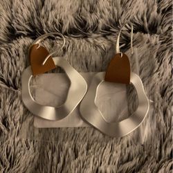 Silver Earrings Brand New 