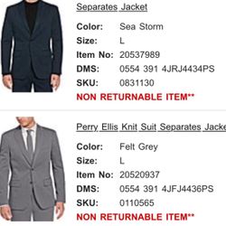 Perry Ellis Sports Jacket 