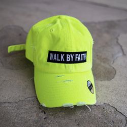 Walk By Faith Distressed Hats 