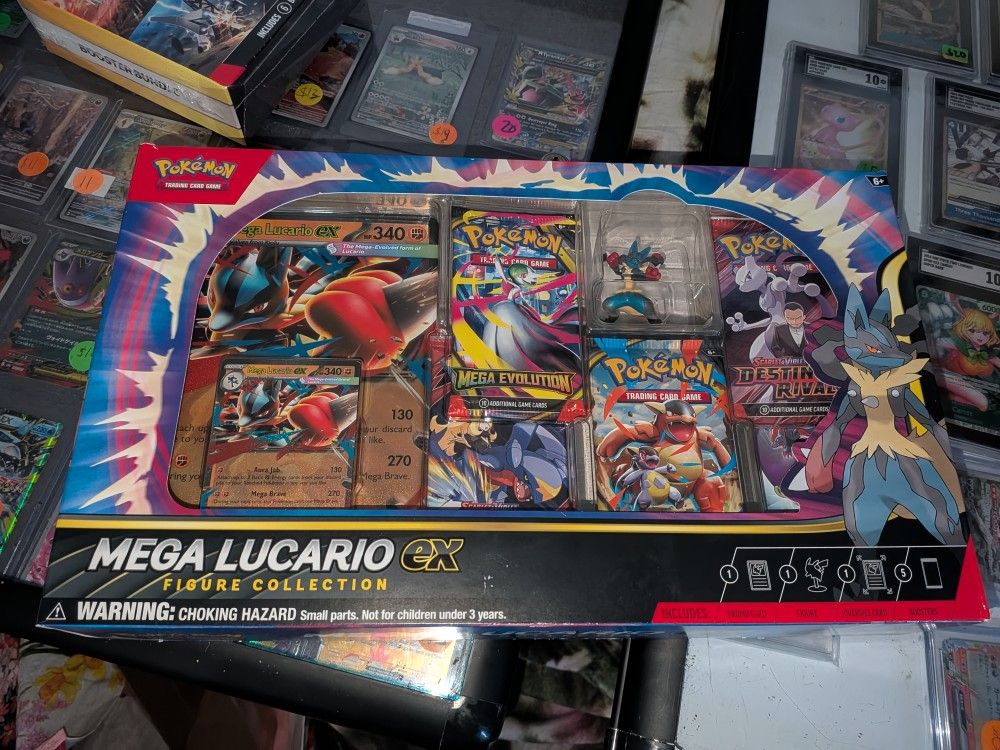 Mega Lucario ex Premium Figure Collection - Miscellaneous Cards & Products