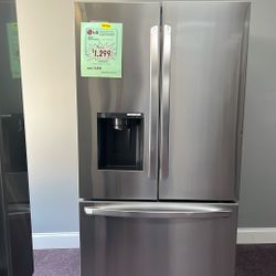 Refrigerator French Door 36” New Open Box And 1 Year Warranty 