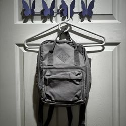 Mini Grey Backpack purse
