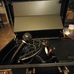 Oklahoma Sound Series 200 portable PA system, identifiable by the "Series 200" label and the Oklahoma Sound logo. This system is designed to be cmpc