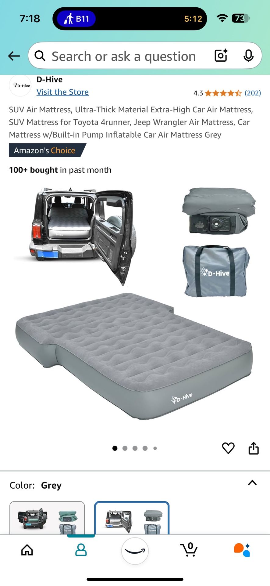 SUV Air Mattress