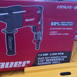 Bauer - Reversible Hammer Drill 