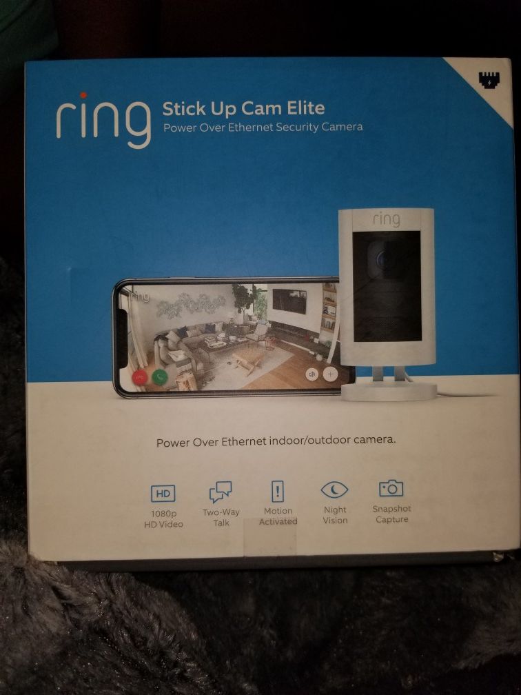 Brand new never used stick up ring cam