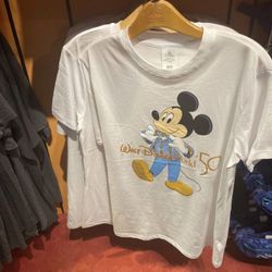 WALT DISNEY WORLD 50TH ANNIVERSARY CELEBRATION MICKEY MOUSE T-SHIRT 