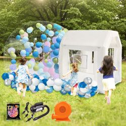 10ft Inflatable Bubble House Dome for Kids, TPU Balloon Tent for Parties
