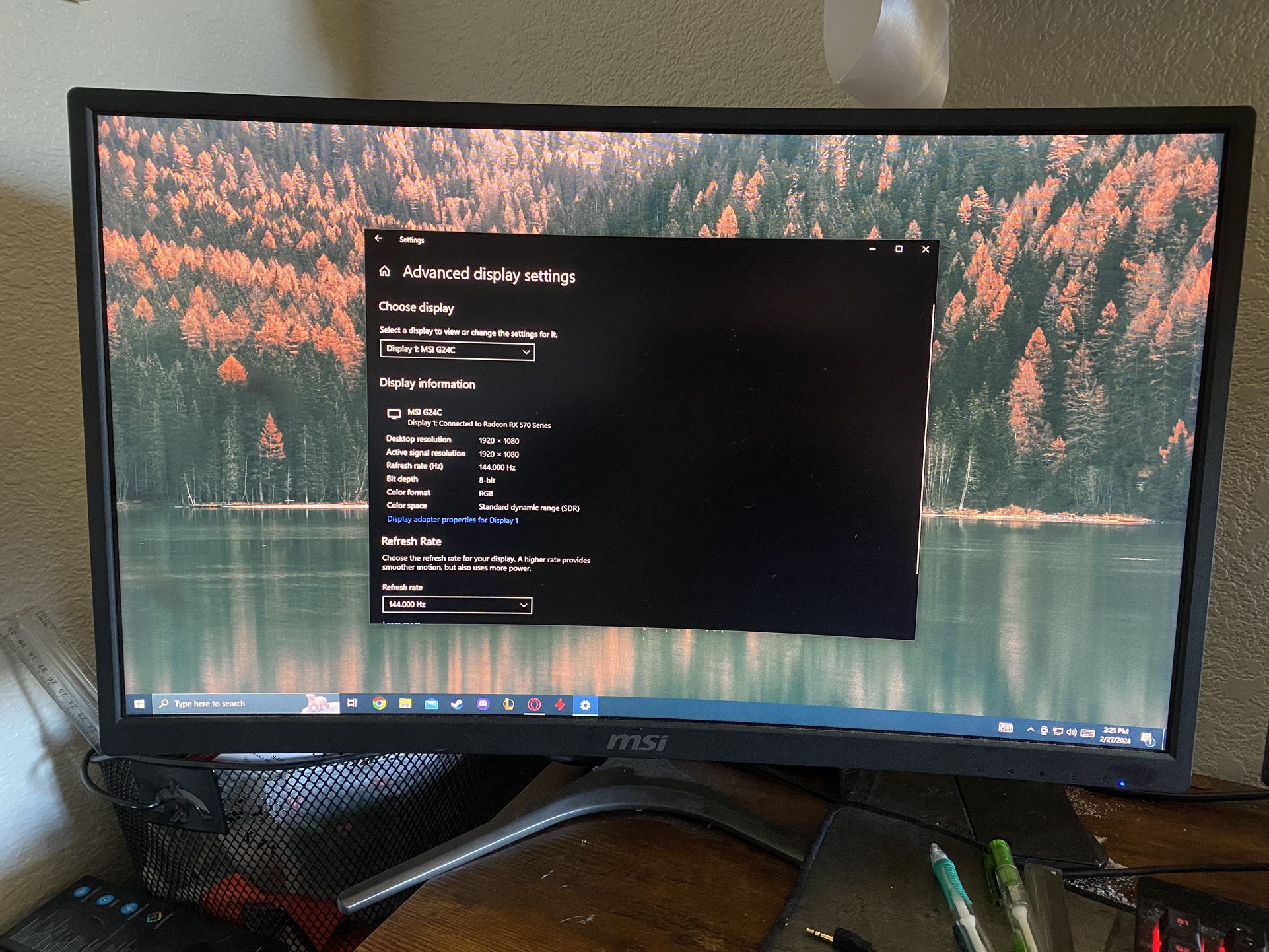 MSI G24C Curved Gaming Monitor 
