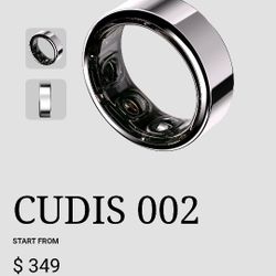 CUDIS 002 Silver Size 9 Smart Ring