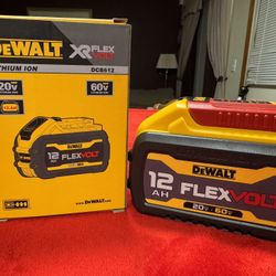 Brand new Dewalt Flexvolt 20V/60V 12AH