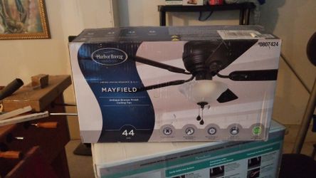 Antique Bronze finish Ceiling fan