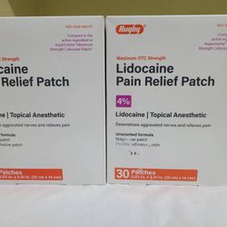 Lidocaine 4% Maximum Strength Pain Relieve Patches