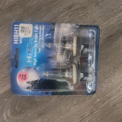 Set Of 2 HIBH11 High Intensity Bright Lights.  Honda Accord, Toyota Camry, Mazda 6, Subaru Outback, and many more.