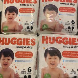 HUGGIES SIZE 6…..$32.00