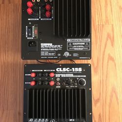 Set Of (2) Cerwin Vega Home Theater/Stereo Subwoofer Amplifiers (Not Working) 