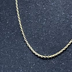 10k Yellow Gold Cable Chain