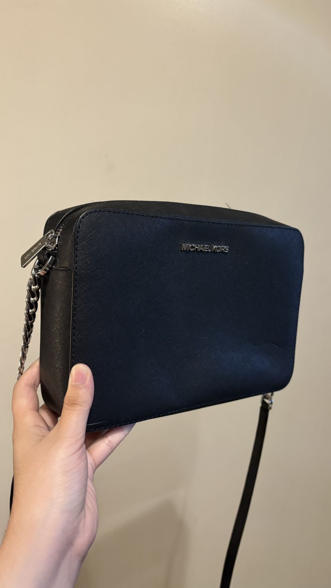 Micheal Kors Crossbody Bag Silver