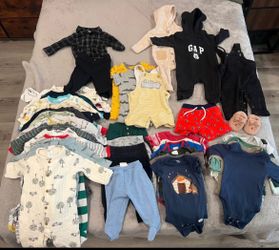 Baby Boy Clothes 3–6 Months (68 Pieces Bundle)