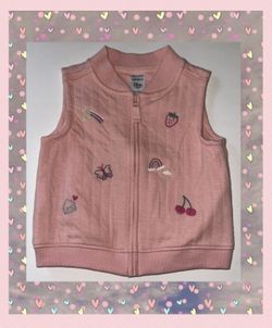 Cute Girls Zip Up Vest