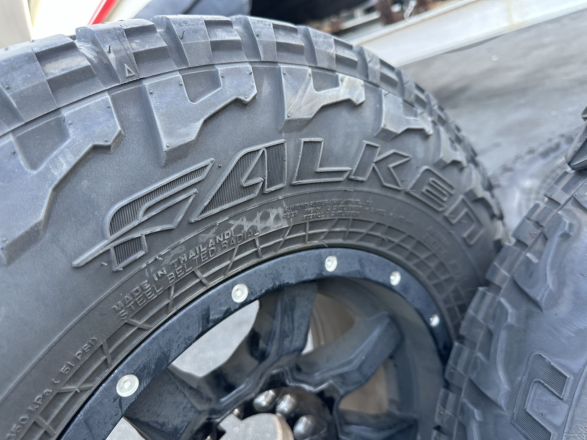Off-road rims and Tires