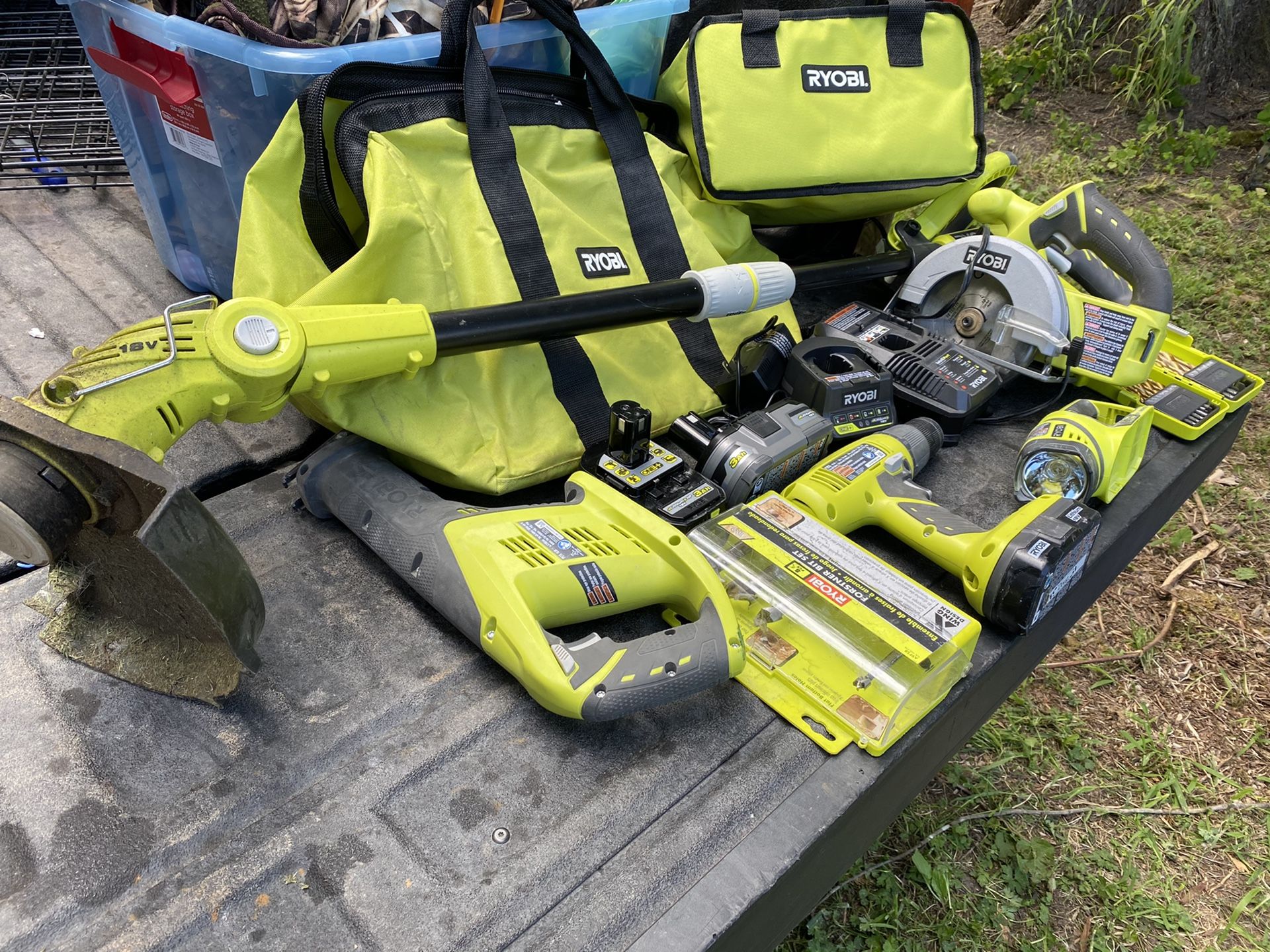 Complete ryobi power tool set 18V