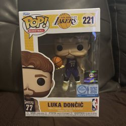 Luka Doncic Lakers Purple Jersey Funko Pop