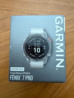 Garmin Fénix 7 Pro Sapphire Solar 47mm smartwatch + Optional extra QuickFit 22 Bands