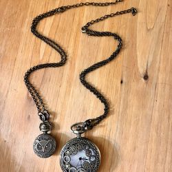 Vintage Bronze Necklace ⌚️ Watches great Gifts 🎁 For Christmas 🎄 