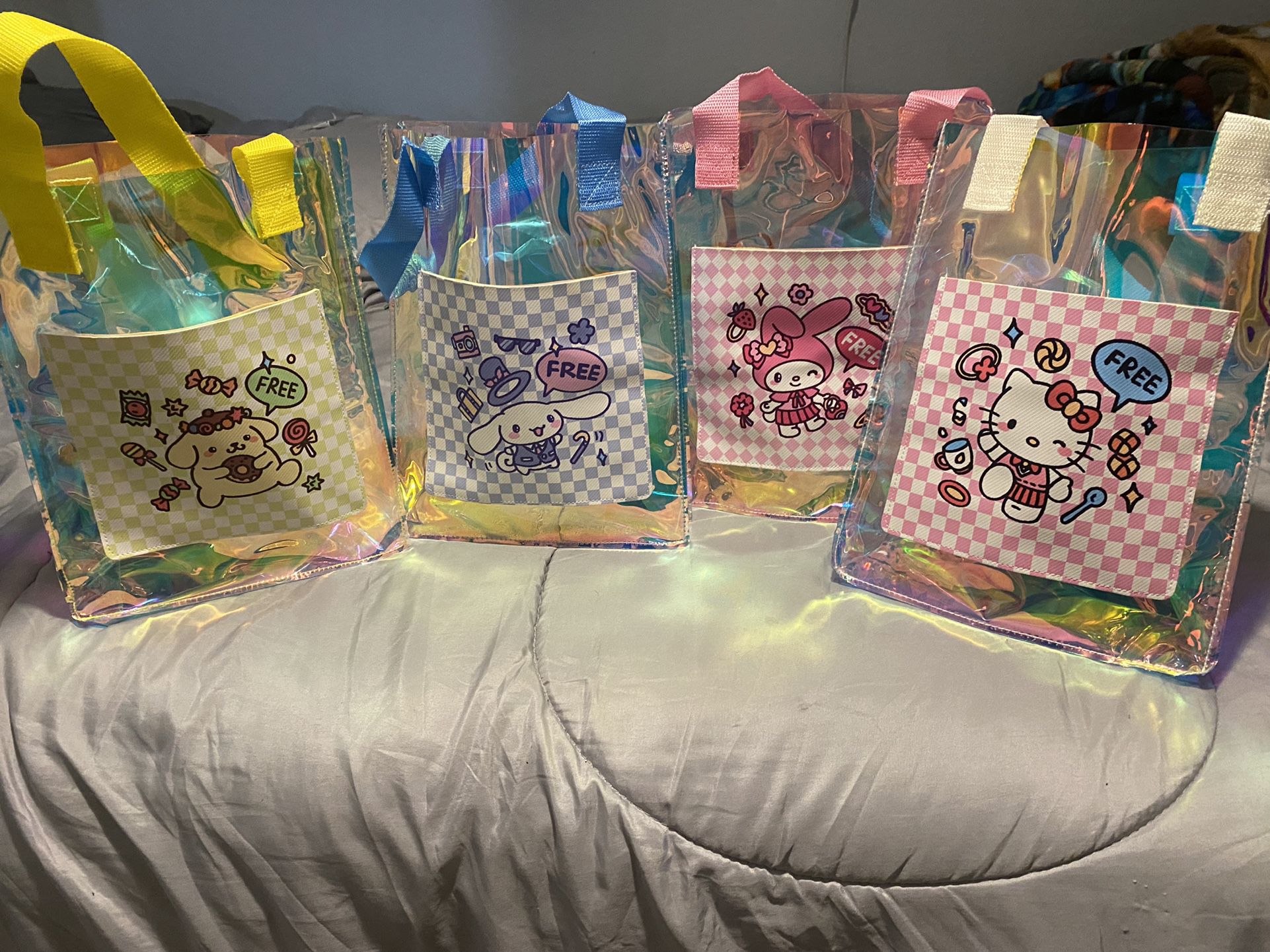 Hello Kitty And Friends Clear Shinny Bag 