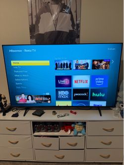 60 inch 4k Hisense smart Roku tv