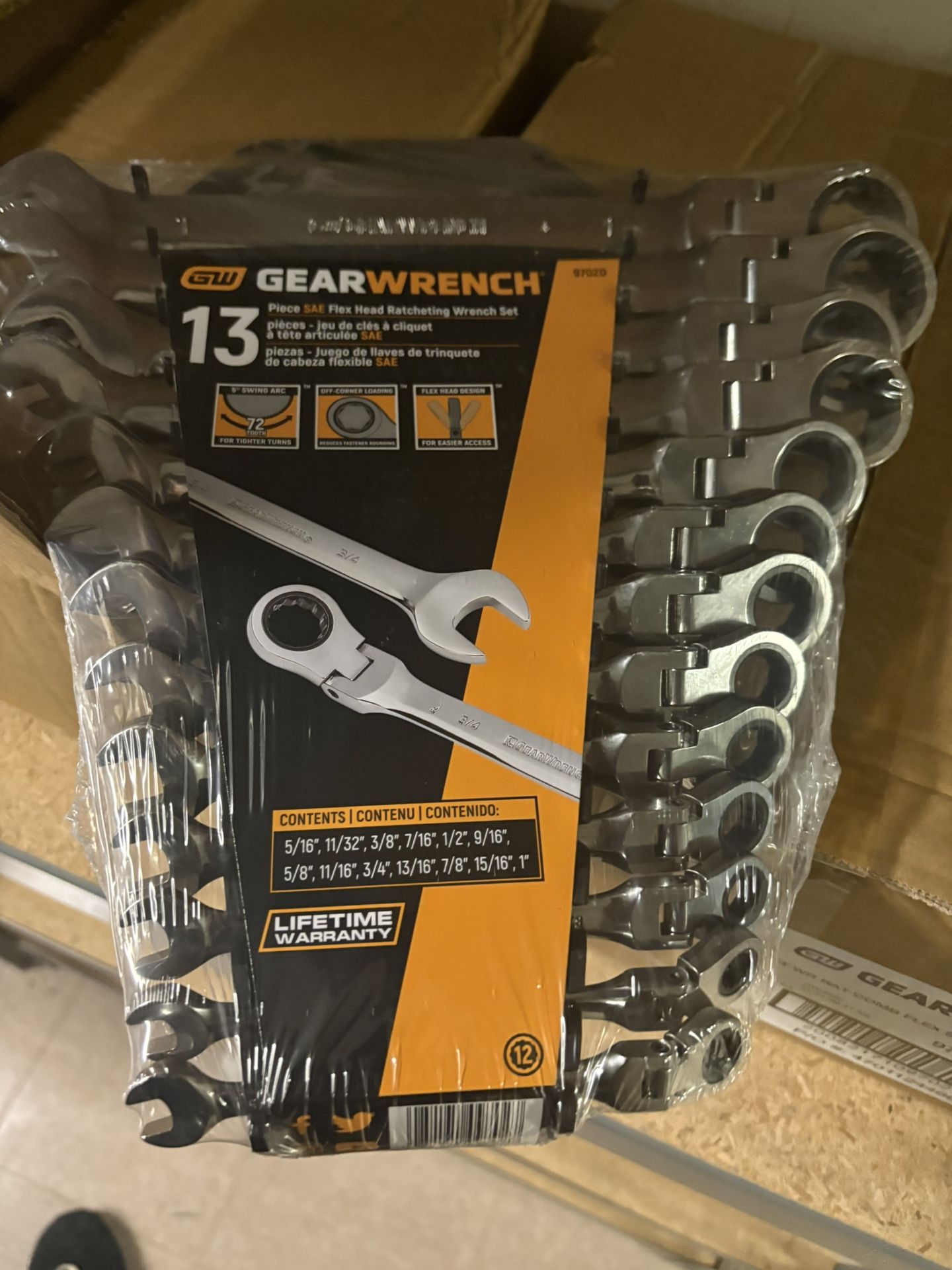 GEARWRENCH 13pc SAE Flex Head Ratcheting Wrench Set β Brand New & Sealed! 1/2 Off Price On amz