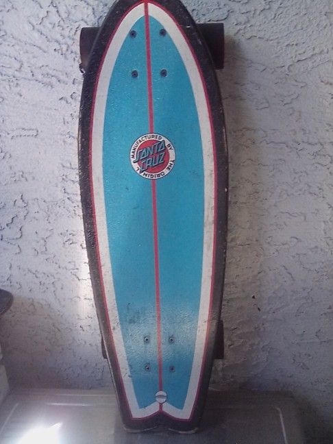 Santa Cruz Retro Land Shark Cruiser Bottle Opener Skateboard ..Complete