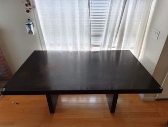 Macy’s Dark Wood Dining Table – Original Price $2,000+