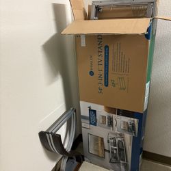 Whalen 54” 3-in-1 TV Stand Console Fits TVs Up to 65” Open Box