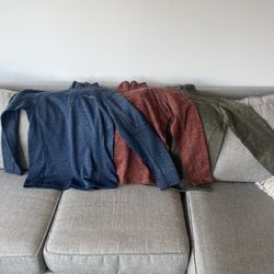 Men’s Lg Quarter Zip Eddie Bauer Pullovers 