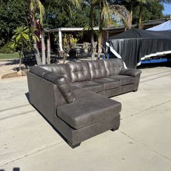 Ashley’s Furniture Grey Sectional Couch