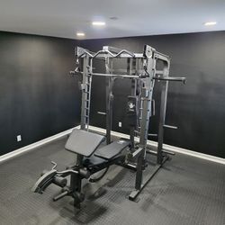 Smith Machine 2001 | Multi-Use Adj Bench | Gym Equipment | Fitness | Squat Rack | Excercise |🔴WEIGHTS AND BARBELL SOLD SEPARATELY 🔴 FREE DELIVERY 🚚