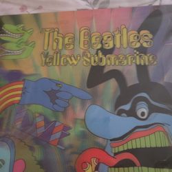  THE BEATLES  YELLOW SUBMARINE  3 - D POSTER