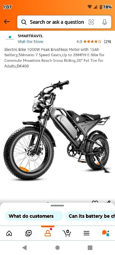 Electric Bike 1000w