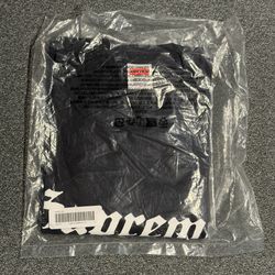 SS26 Supreme Black Speed Tee Size Large NSIB