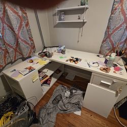 2 piece corner work desk