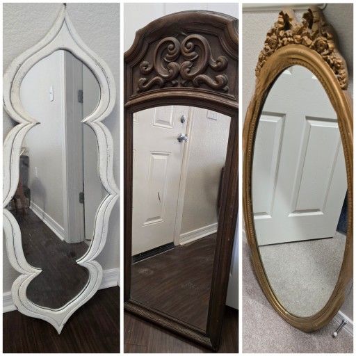 Vintage Tall Dressing Wall Mirror 150 EACH