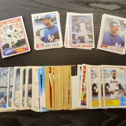 Reggie Jackson Baseball Card Collection
