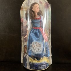 Disney Beauty and the Beast Movie Village Dress Belle Doll Emma Watson