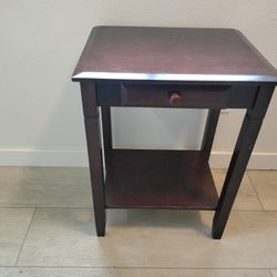 Wooden Nightstand 