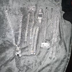 Chains, Bracelets, Watches, Pendants 