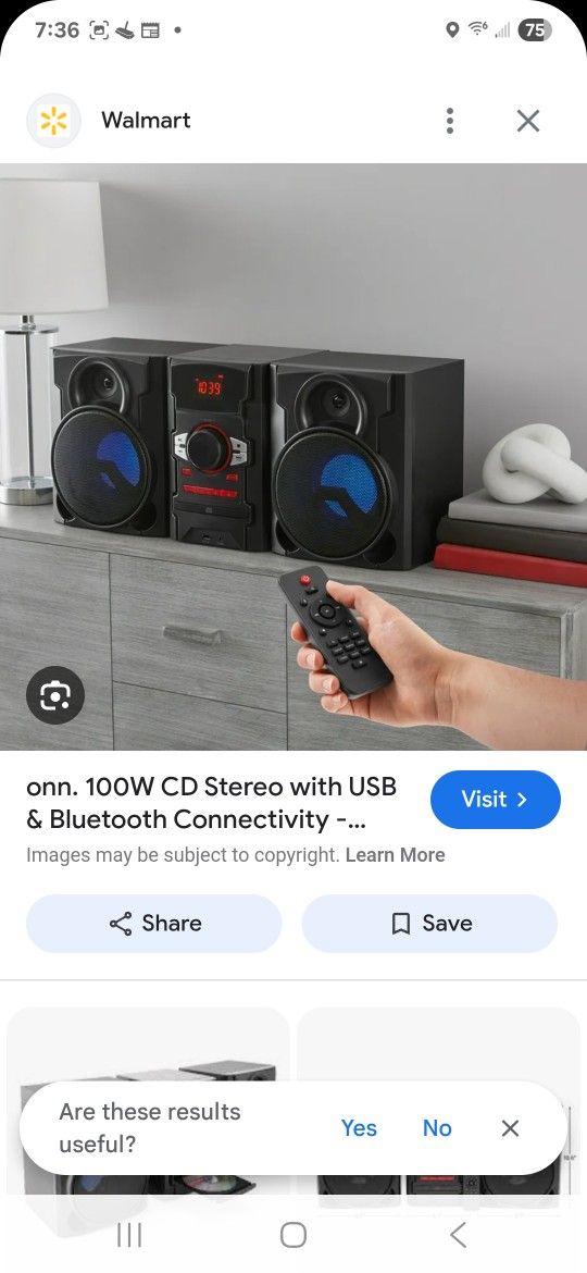 CD, Stereo, System ....onn